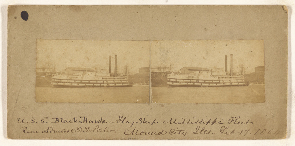 Unknown maker, American:[U.S.S. Black Hawk - Flag Ship Missi, Poster Print Wall Art