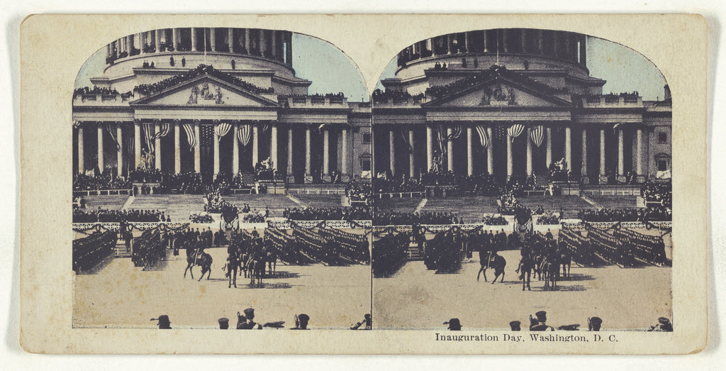 Unknown maker, American:Inauguration Day, Washington, D.C., Poster Print Wall Art