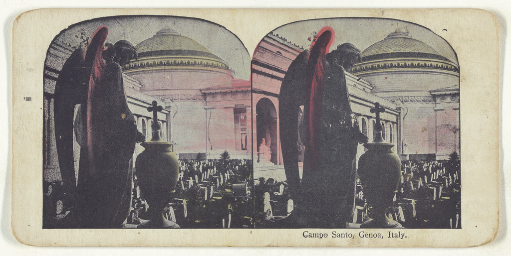Unknown:Campo Santo, Genoa, Italy., Poster Print Wall Art