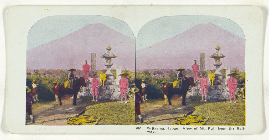 Unknown:Fujiyama, Japan. View of Mt. Fuji from the Railway.,16x12"(A3)Poster