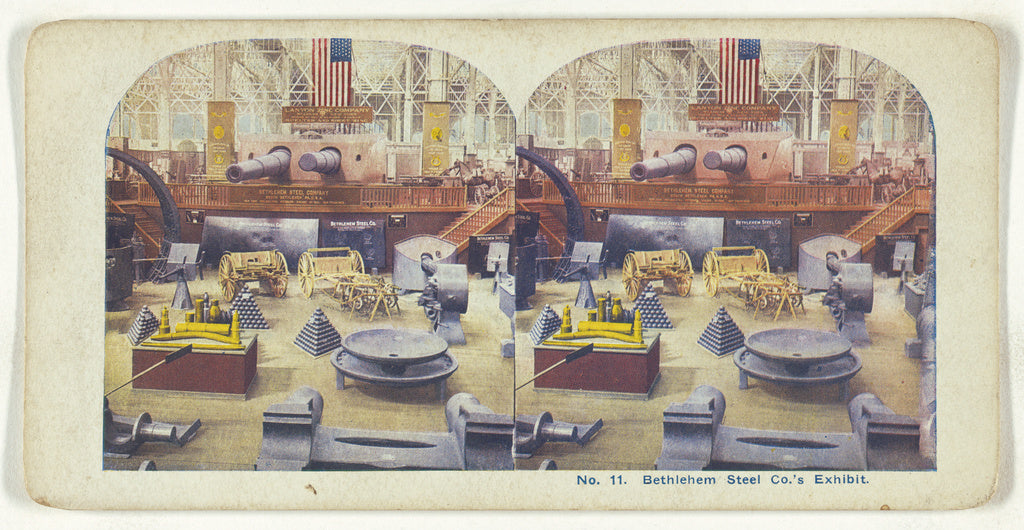 Unknown maker, American:Bethlehem Steel Co.'s Exhibit., Poster Print Wall Art
