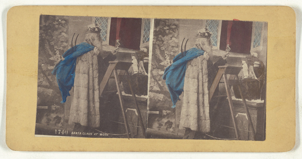 Unknown:Santa Claus at Work, Poster Print Wall Art