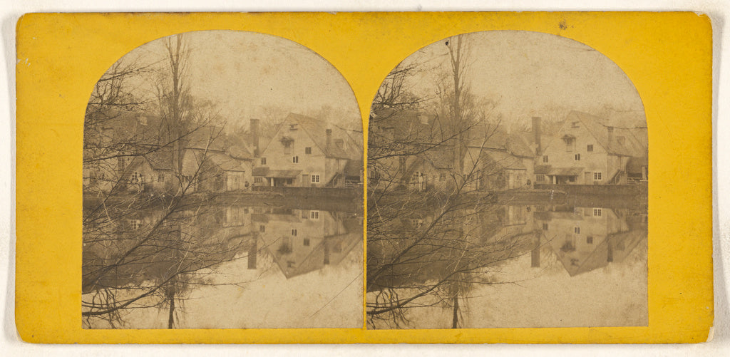 Unknown maker, British:Warwick. Evening on the Avon, Guy's C, Poster Print Wall Art
