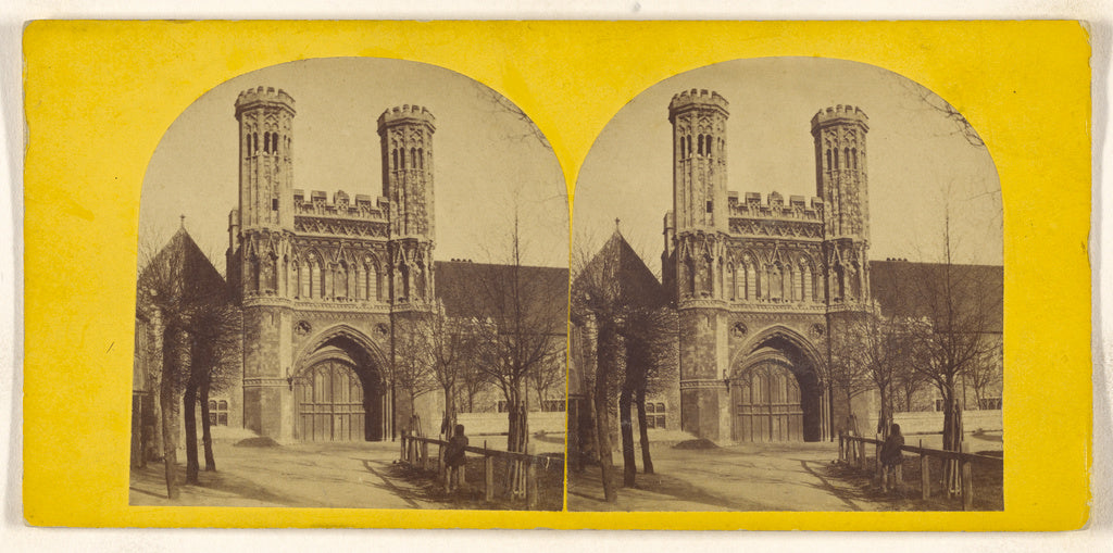 Unknown maker, British:Canterbury. The Chief Gate of St. Aug, Poster Print Wall Art