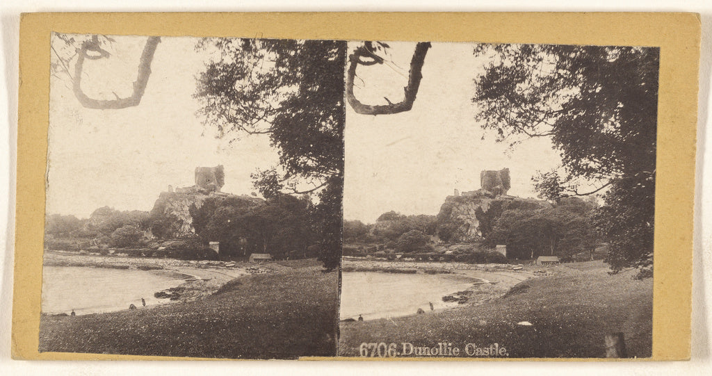 Unknown maker, British:Dunollie Castle., Poster Print Wall Art