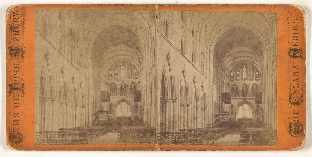 Unknown maker, British:St. Patrick's Cathedral, Dublin, Poster Print Wall Art