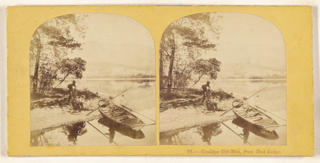 Unknown maker, British:Coniston Old Man, from Tent Lodge., Poster Print Wall Art