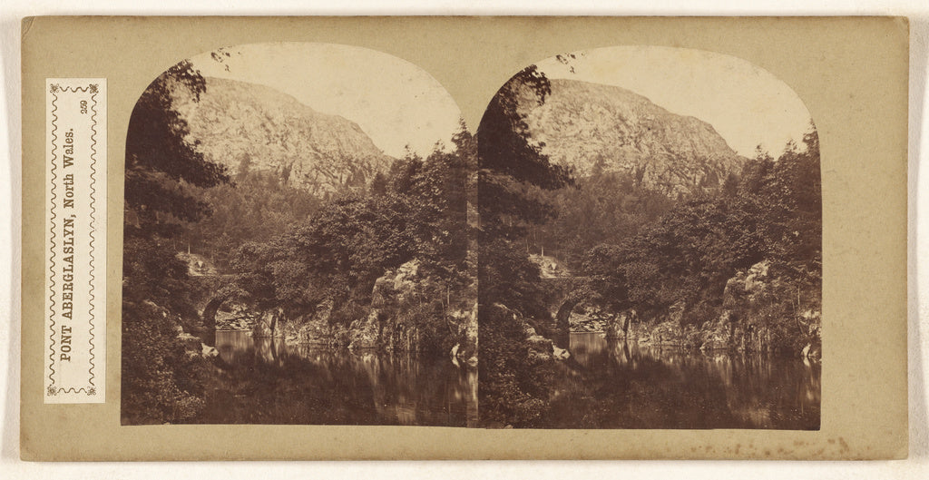 Unknown maker, British:Pont Aberglaslyn, North Wales., Poster Print Wall Art