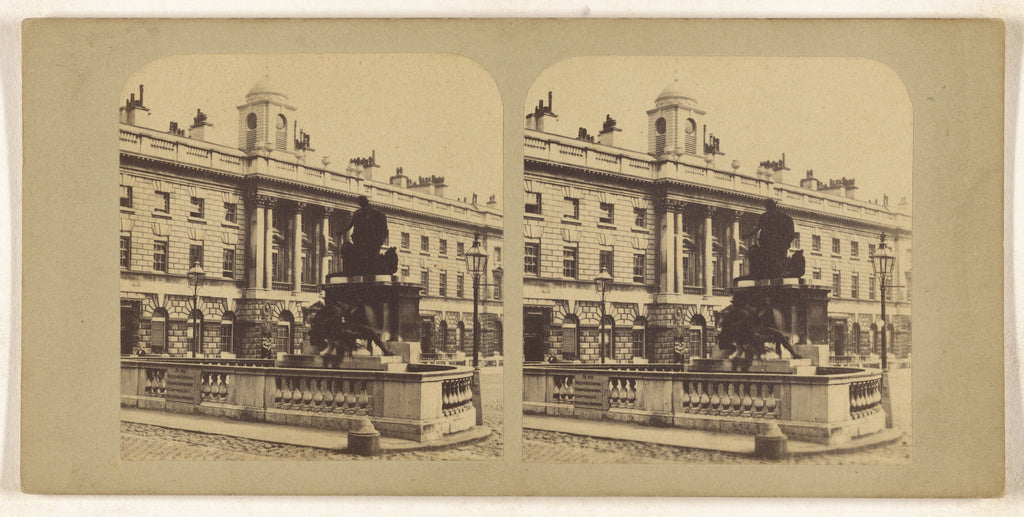 Unknown maker, British:Somerset House, Strand., Poster Print Wall Art