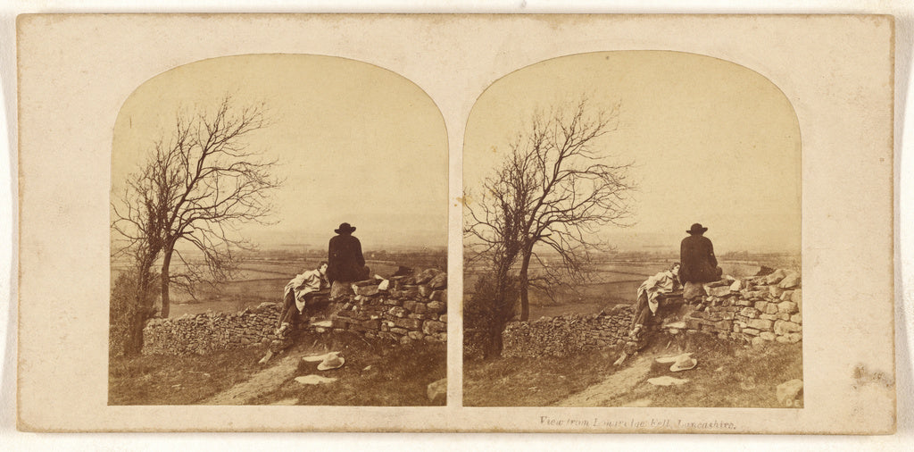Unknown maker, British:View from Longridge Fell, Lancashire., Poster Print Wall Art