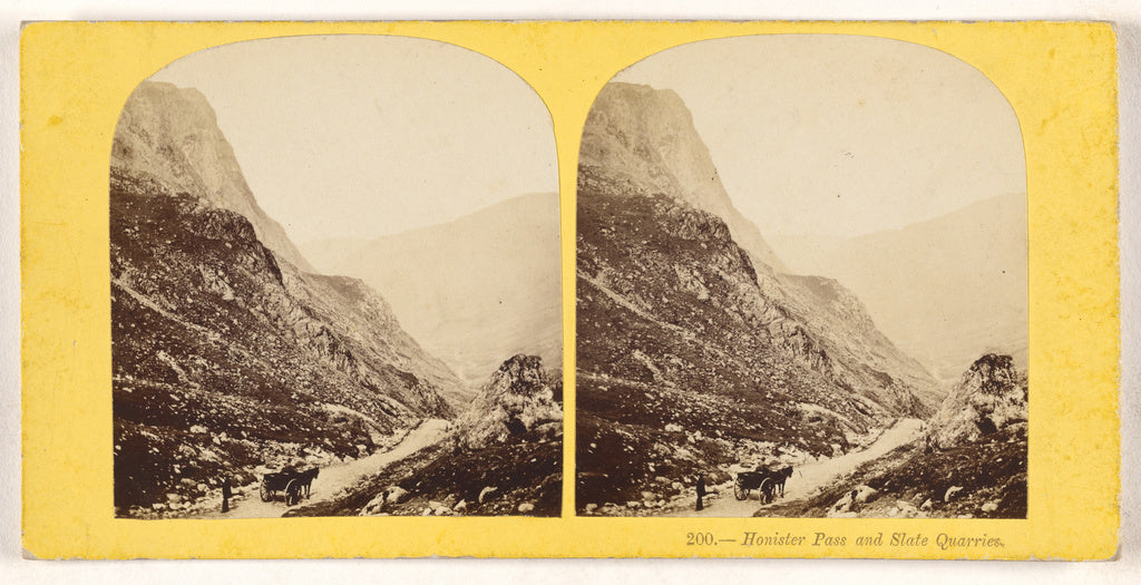 Unknown maker, British:Honister Pass and Slate Quarries., Poster Print Wall Art