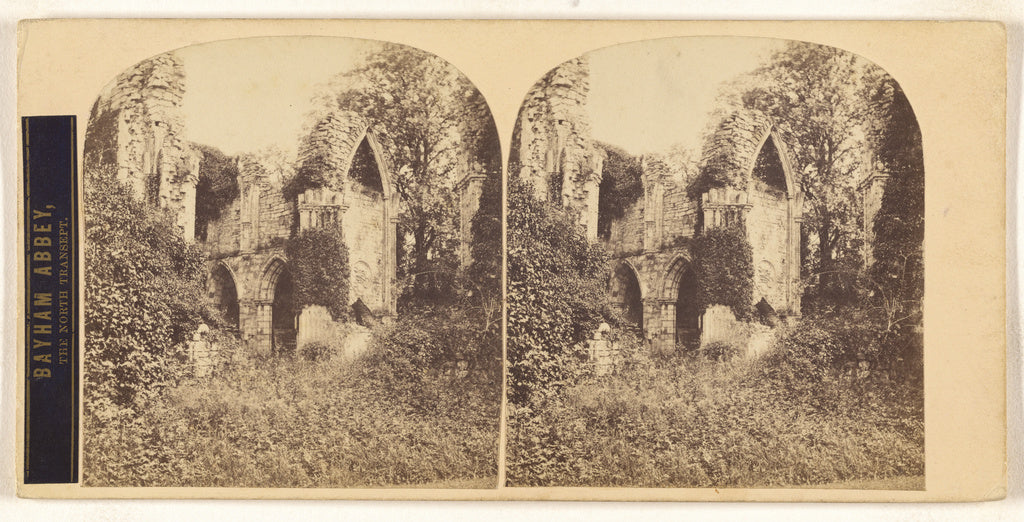 Unknown maker, British:Bayham Abbey, The North Transept., Poster Print Wall Art