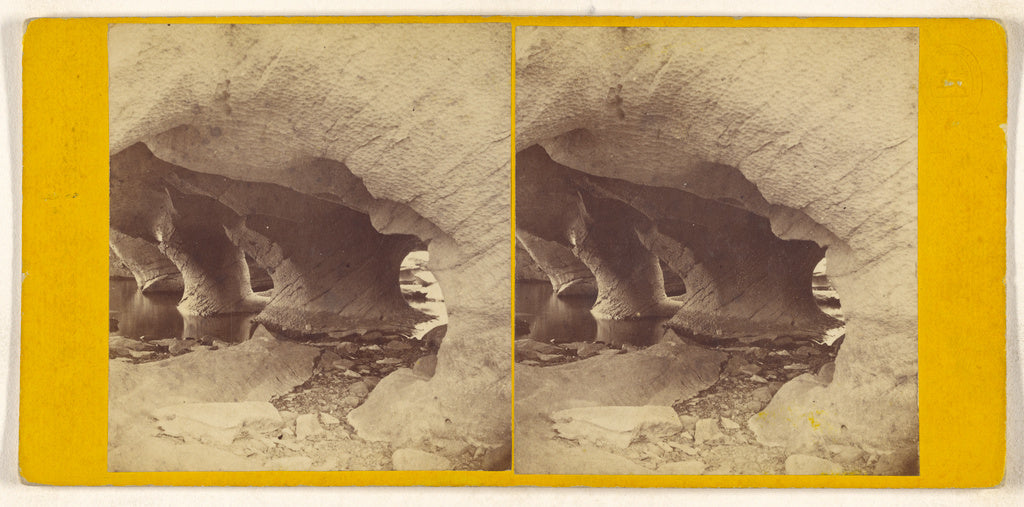 Unknown maker, British:Killarney. Caves under the "Colleen B, Poster Print Wall Art