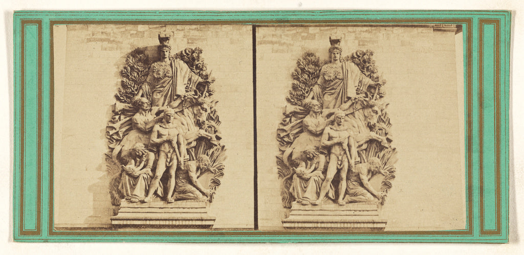 Unknown maker, French:[La paix. Bas-relief - Arc de l'Etoile, Poster Print Wall Art