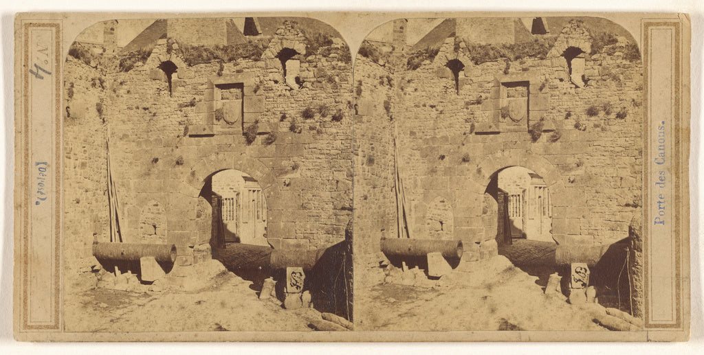 Unknown maker, French:Portes des Canons., Poster Print Wall Art