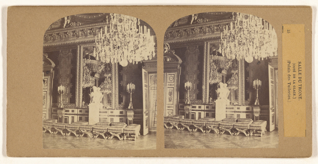 Unknown maker, French:Salle du Trone. (Cote de la Glace.) (P, Poster Print Wall Art