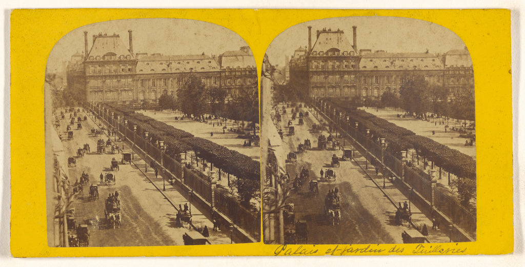 Unknown maker, French:Paris instantanne. Palais et jardin de, Poster Print Wall Art