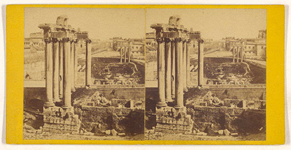 Unknown maker, Italian:Vue generale du Forum romain., Poster Print Wall Art