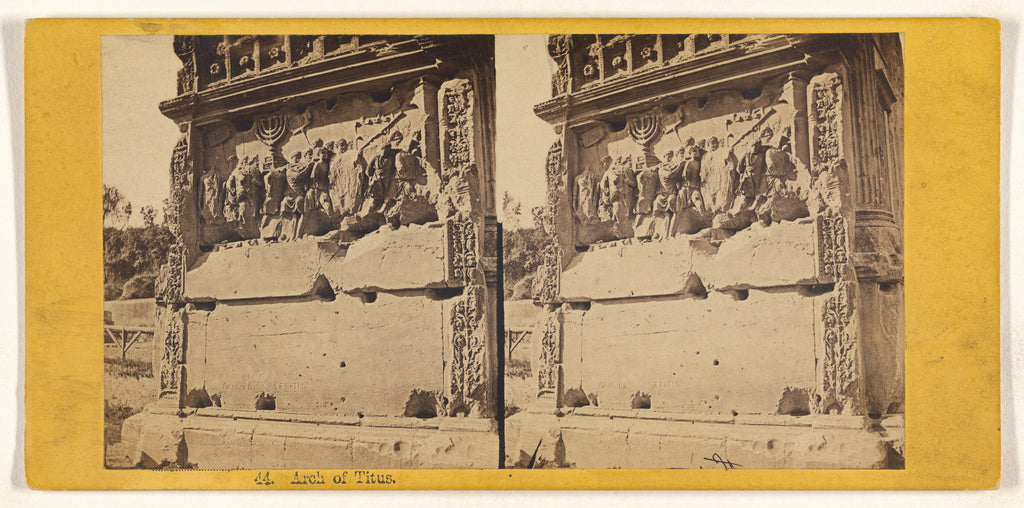 Unknown maker, Italian:Arch of Titus., Poster Print Wall Art