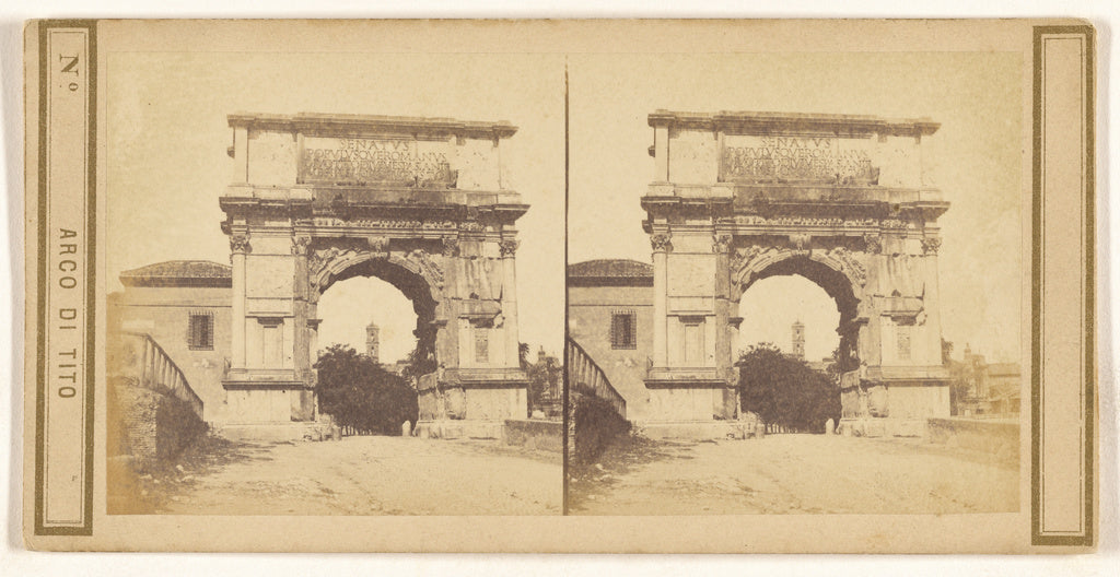 Unknown maker, Italian:Arco di Tito, Poster Print Wall Art