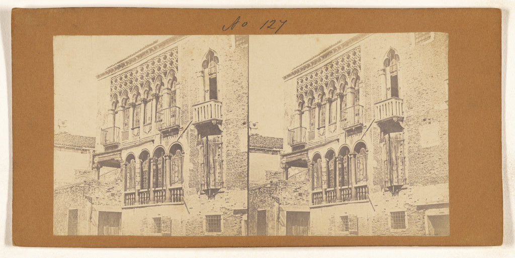 Unknown maker, Italian:[Maison le Trahir (?) du Turo, Venice, Poster Print Wall Art