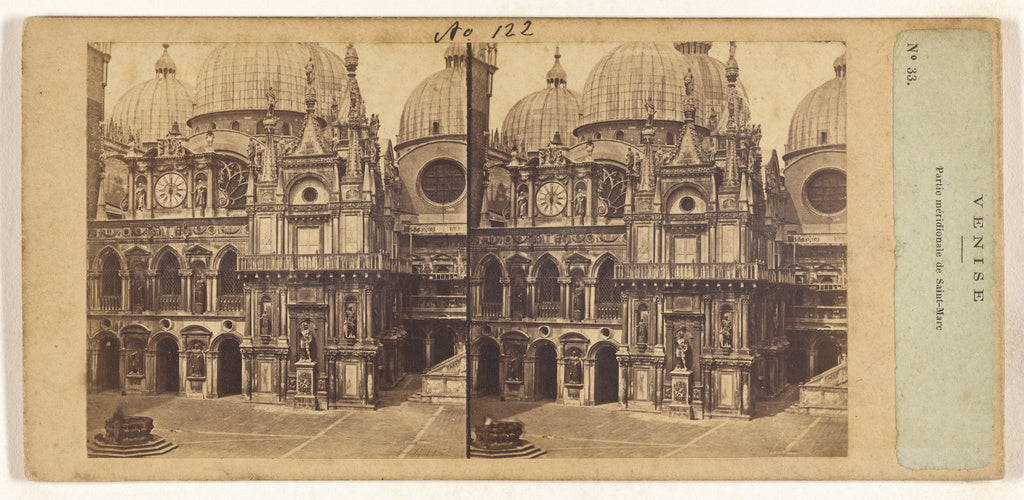 Unknown maker, Italian:Venise. Partie meridionale de Saint-M, Poster Print Wall Art