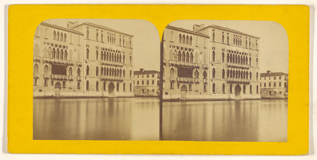 Unknown maker, Italian:Venise (Italie) Palais Foscari, sur l, Poster Print Wall Art