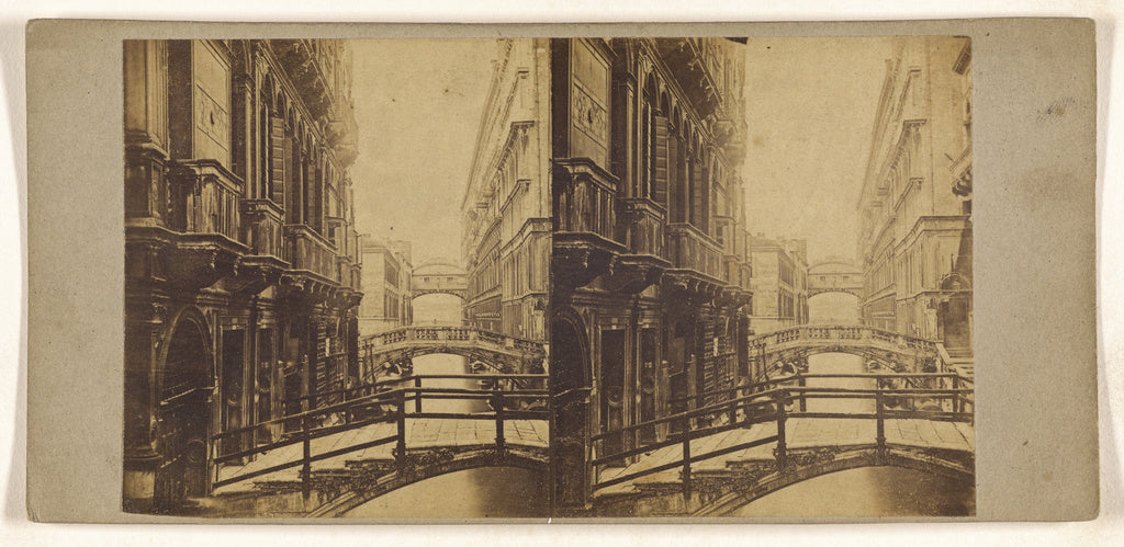 Unknown maker, Italian:Venise. - Pont Dei Sospiri, Vu Du Pon, Poster Print Wall Art