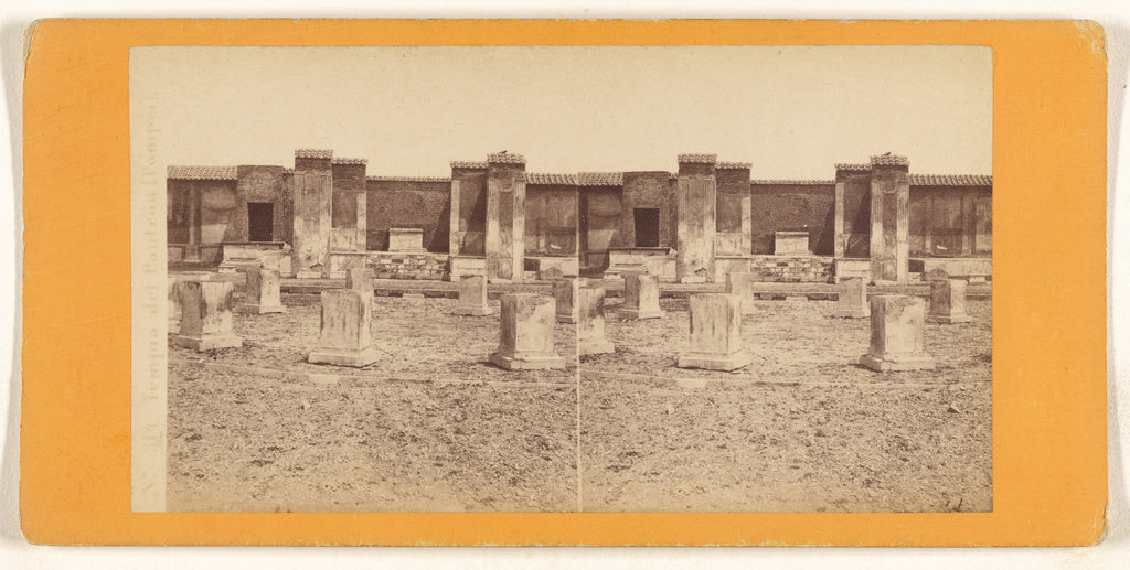 Unknown maker, Italian:Tempio del Panteon (Pompei), Poster Print Wall Art