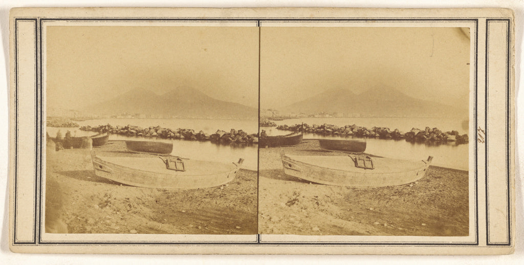 Unknown maker, Italian:[Napoli. Il Vesuvio dalla Strada del , Poster Print Wall Art