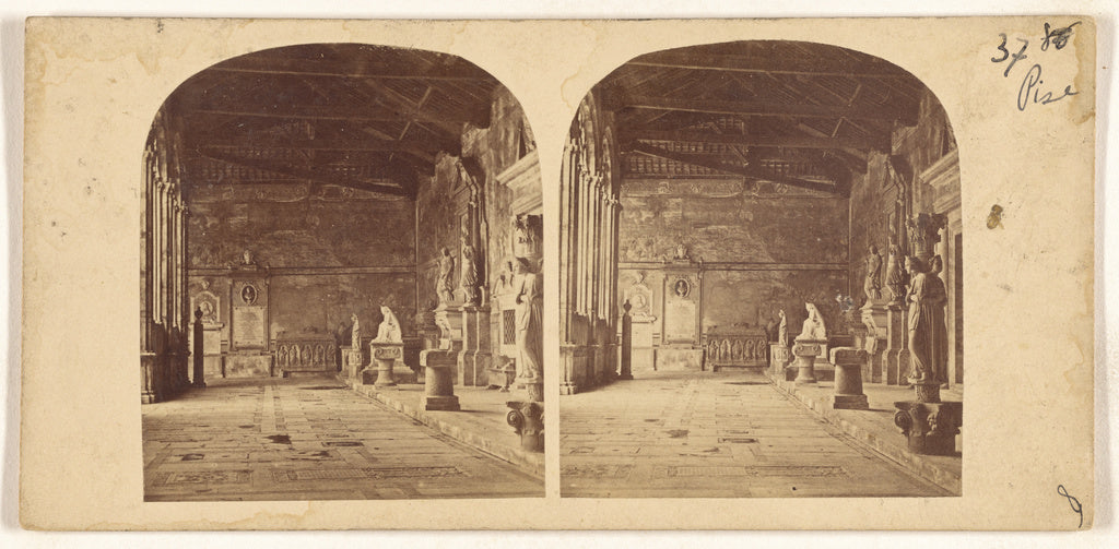 Unknown maker, Italian:[Campo Santo Galerie de l'Invisable(?, Poster Print Wall Art