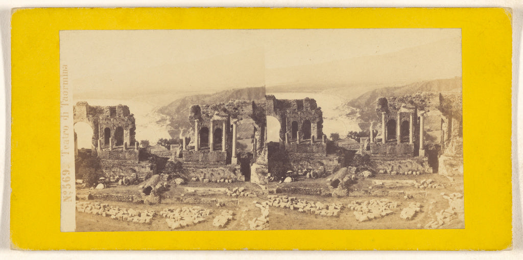 Unknown maker, Italian:Teatro di Taormina, Poster Print Wall Art
