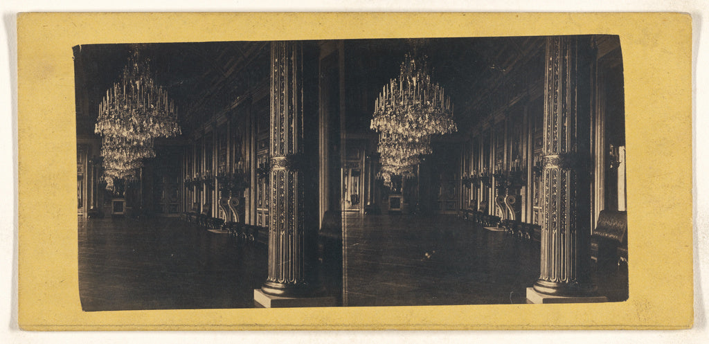 Unknown:[Interior of large unidentified room with huge chand, Poster Print Wall Art