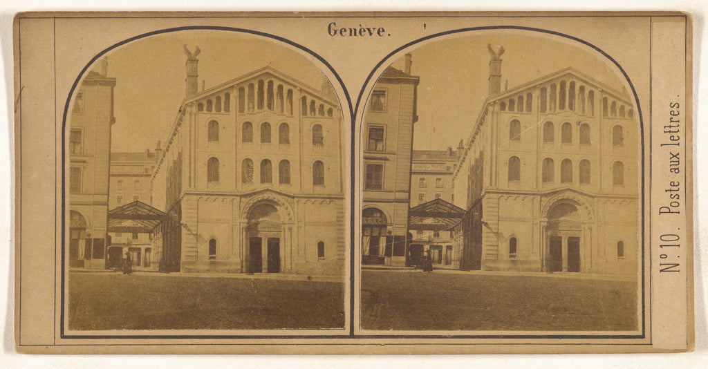Unknown:Geneve. Poste aux lettres., Poster Print Wall Art