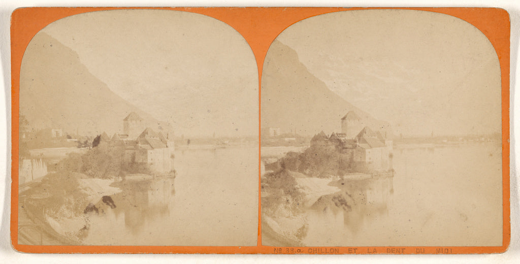 Unknown:Chillon et la Dent du Midi, Poster Print Wall Art