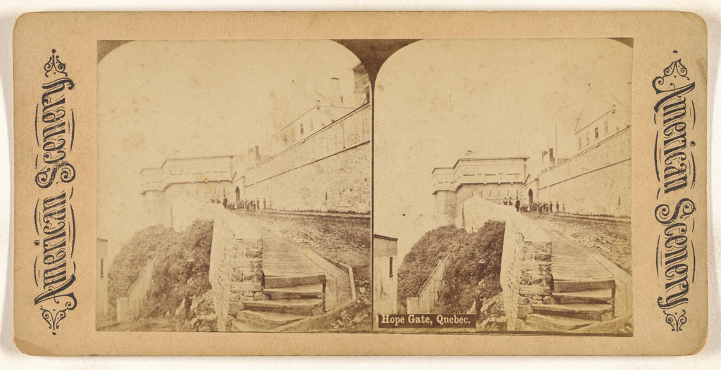 Unknown maker, Canadian:Hope Gate, Quebec., Poster Print Wall Art
