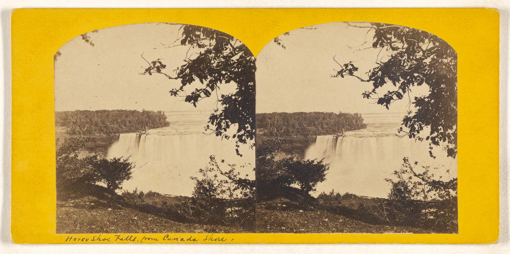 Unknown maker, Canadian:[Niagara. Horse Shoe Falls from The , Poster Print Wall Art