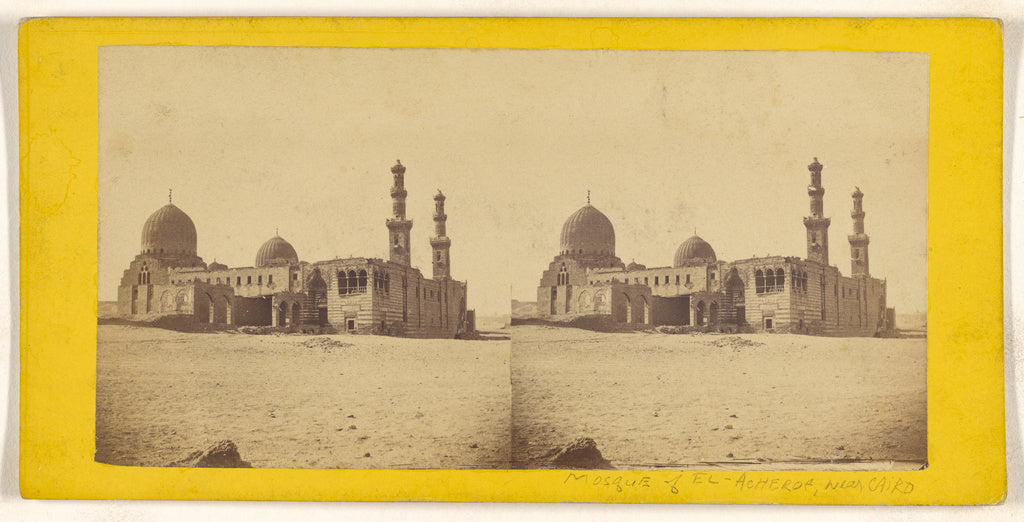 Unknown:Mosquee d'El-Acheraf, pres du Caire; tombeaux des Ka, Poster Print Wall Art