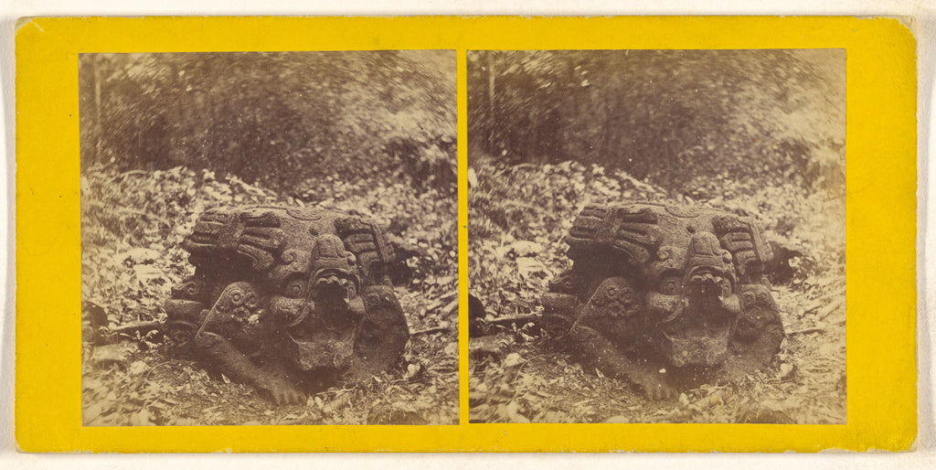Unknown:Altar-stone. - Ruins of Copan, Central America. East, Poster Print Wall Art
