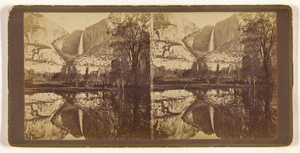 Unknown maker, American:Yosemite Falls, 2,634 feet high., Poster Print Wall Art