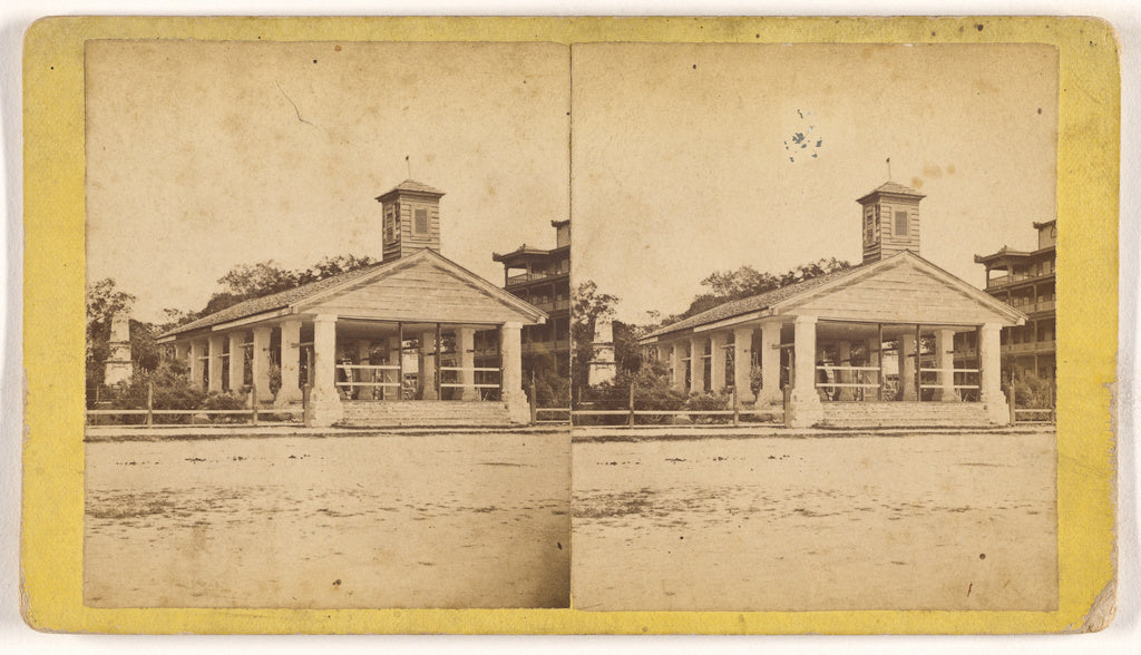 Unknown maker, American:The Market House at St. Augustine, F, Poster Print Wall Art