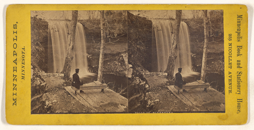 Unknown maker, American:Falls of Minnehaha, Poster Print Wall Art