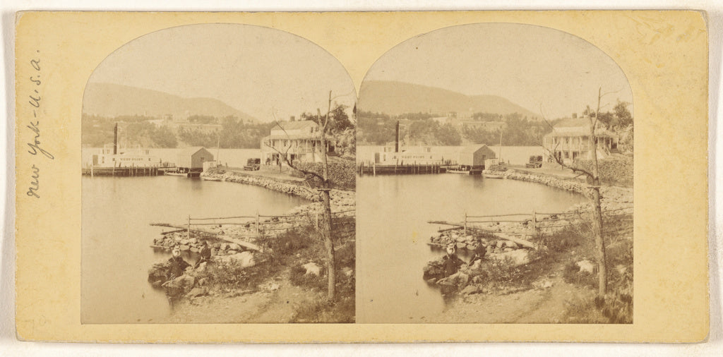 Unknown:Garrison Ferry, West Point., Poster Print Wall Art