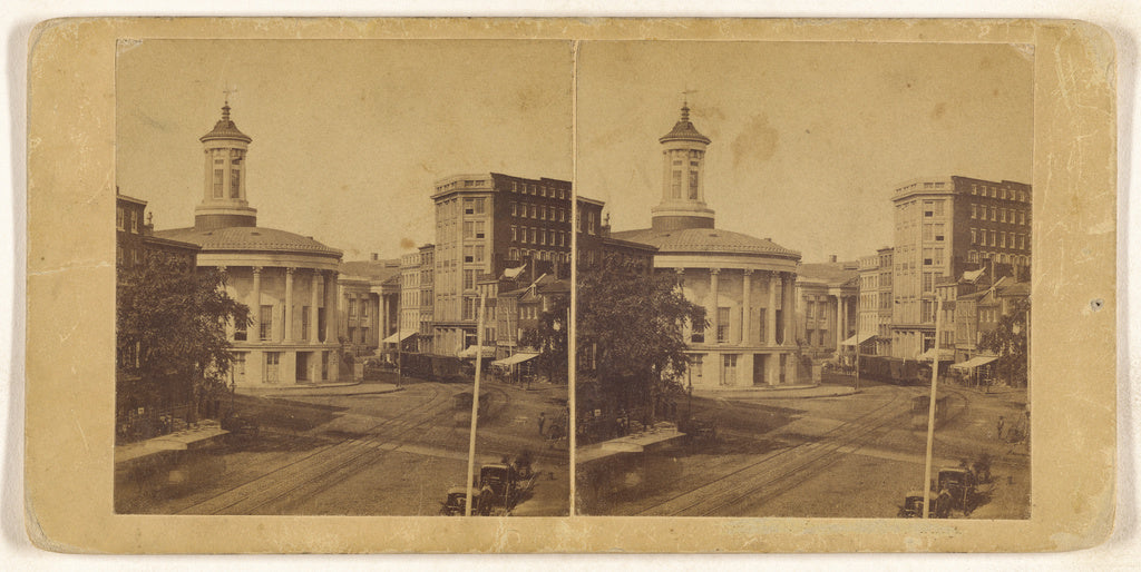 Unknown maker, American:[Exchange and Post Office, Philadelp, Poster Print Wall Art