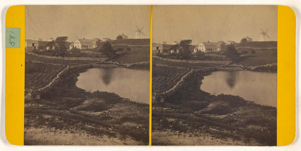 Unknown maker, American:[A view of the centre of Black Islan, Poster Print Wall Art
