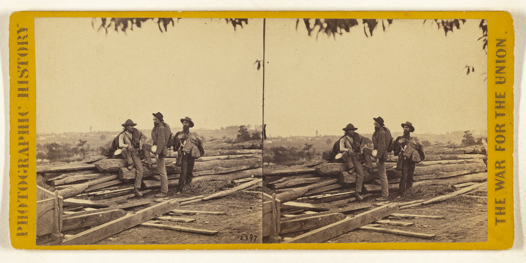 Mathew B. BradyStudio of:Rebel Prisoners, Gettysburgh.,16x12"(A3)Poster