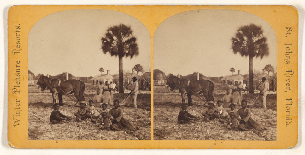 Unknown maker, American:Farming, Fort George Island. [Florid, Poster Print Wall Art