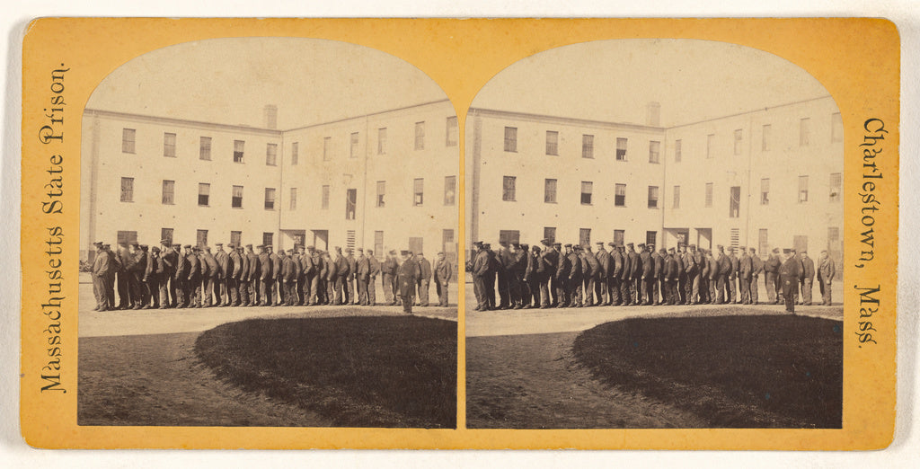 Unknown maker, American:Massachusetts State Prison. Bunker H, Poster Print Wall Art