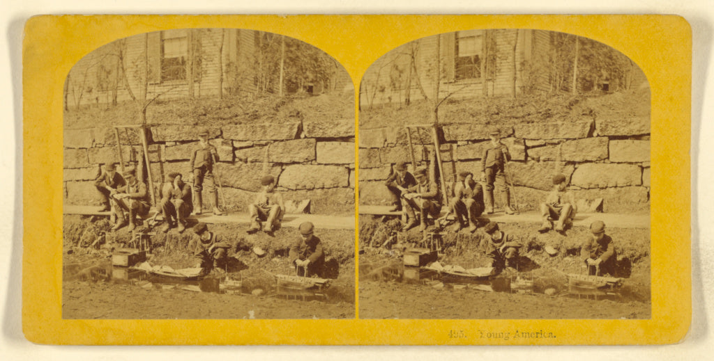 Benjamin West Kilburn:Young America., Poster Print Wall Art