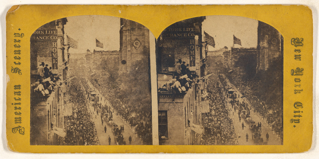 Unknown maker, American:[Japanese Procession through Broadwa, Poster Print Wall Art